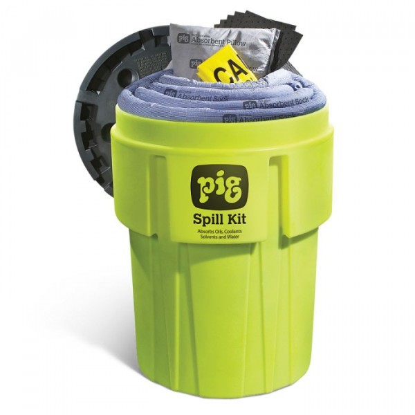 PIG Notfall-Kit in auffälligem 360-l-Behälter