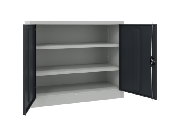 Pavoy Flügeltürenschrank mit Vollblechtüren 1200 x 500 x 1000 mm