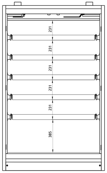 Lacont Sicherheits- / Gefahrstoffschrank SiS Typ 30 / 1200 VS5