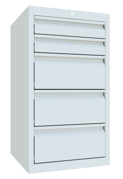 Pavoy Schubladenschrank Economy 500 x 500 x 900 mm, 6 Schubladen