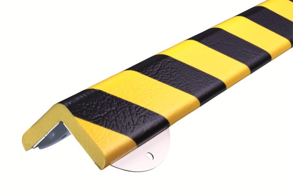 Knuffi® Wall Protection Kit Typ H+, gelb/schwarz, 1 m