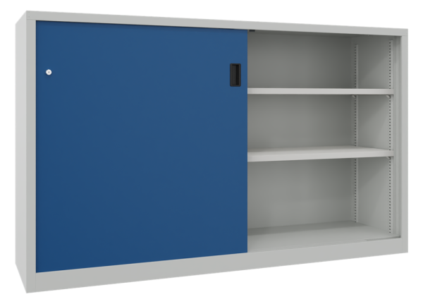 Pavoy Schiebetürenschrank mit Vollblechtüren 2000 x 400 x 1200 mm