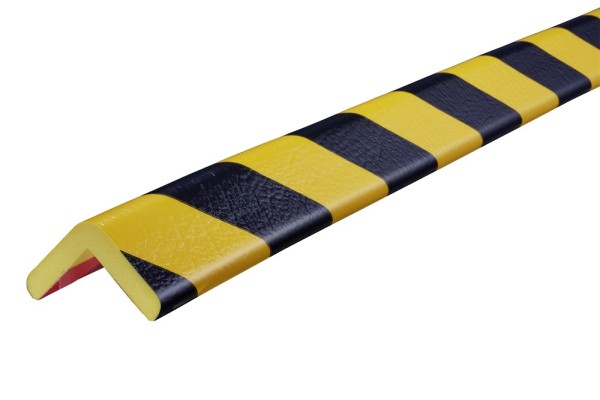 Knuffi® Eckschutz Typ H Removable, selbstklebend, gelb/schwarz, 1 m