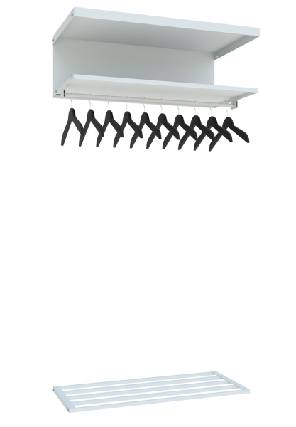 Pavoy Garderoben-Set für 10 Ablegestellen