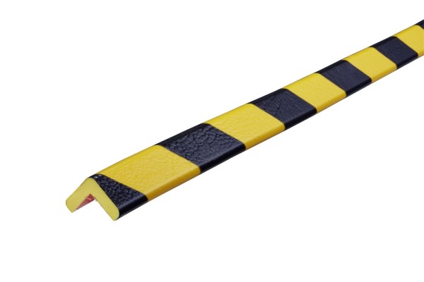 Knuffi® Eckschutz Typ E, selbstklebend, gelb/schwarz, 1 m