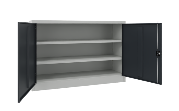 Pavoy Flügeltürenschrank mit Vollblechtüren 1500 x 600 x 1000 mm