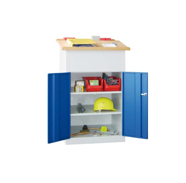 Pavoy Stehpult 700 x 600 x 1200 mm, geschlossene Ausführung