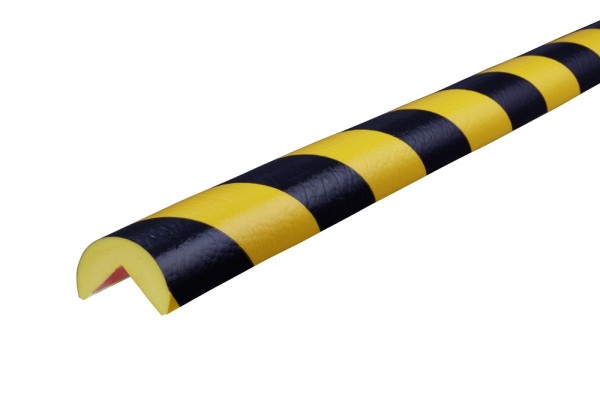 Knuffi® Eckschutz Typ A, selbstklebend, gelb/schwarz, 1 m