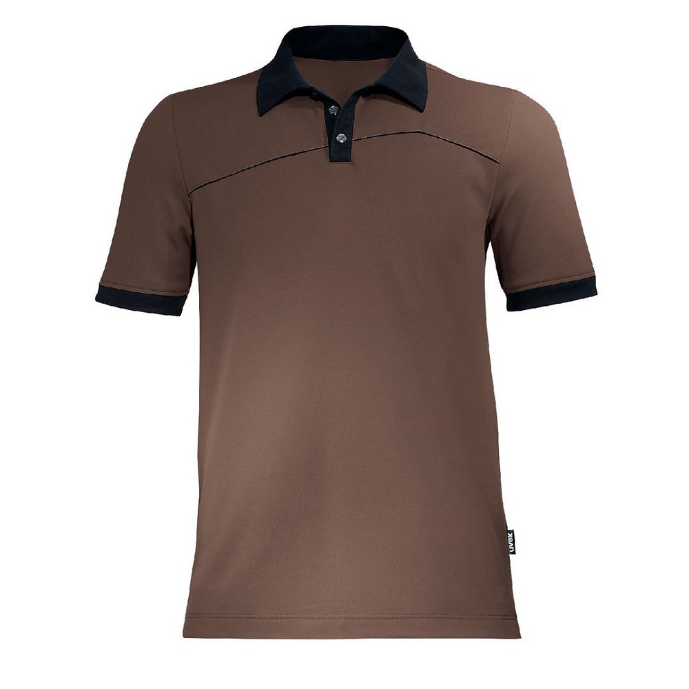 berufsbekleidung-uvex-perfexxion-poloshirt-7935-kakao-adesatos