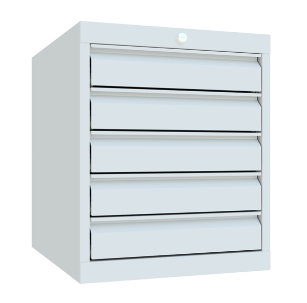 Pavoy Schubladenschrank Basic 1023 x 600 x 600 mm, 5 Schubladen