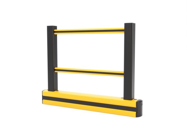 Boplan Flex Impact FLIP200F Plus Bodenleisten, Gelb/Schwarz, L 1450mm