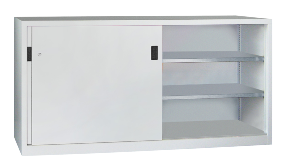 Pavoy Schwerlast-Schiebetürenschrank mit Vollblechtüren 2000 x 400 x 1000 mm