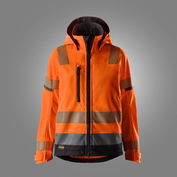 Snickers Workwear 1273 High Vis Damen Softshell Jacke
