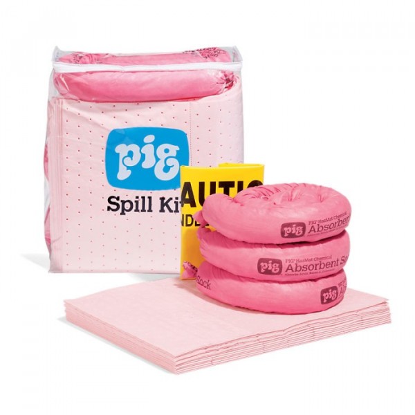 PIG HazMat Notfall-Kit in durchsichtigem Beutel