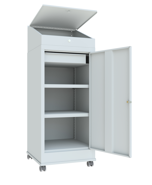 Pavoy Werkzeugschrank 500 x 500 x 1330 mm, 1 Ausziehboden