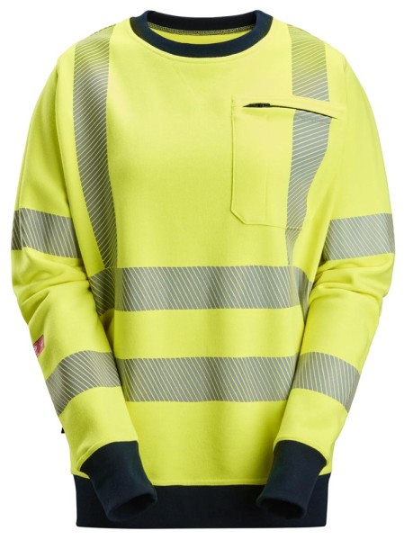 Snickers Workwear 2876 Protecwork Damen-Sweatshirt High-Vis