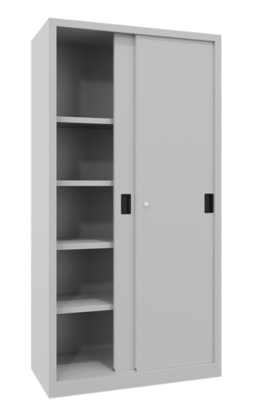 Pavoy Schiebetürenschrank mit Vollblechtüren 1000 x 600 x 1950 mm