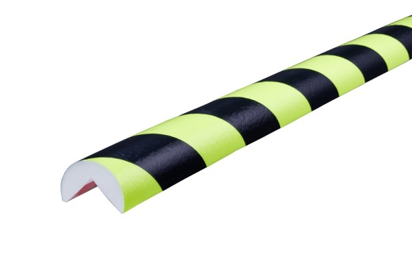 Knuffi® Eckschutz Typ A, selbstklebend, neon/schwarz, 1 m