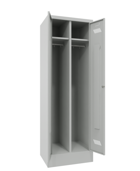 Pavoy Kleiderschrank mit Sockel 600 x 500 x 1850 mm