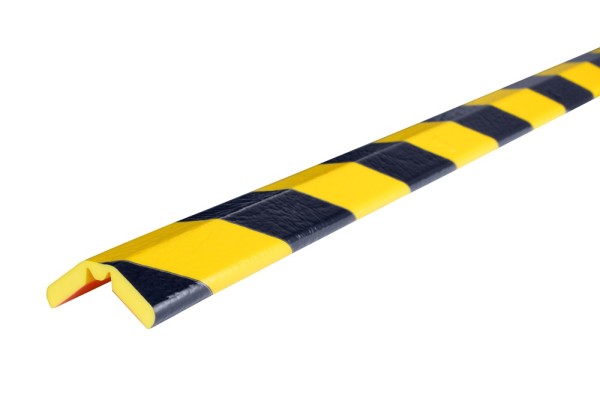 Knuffi® Eckschutz Typ W, selbstklebend, gelb/schwarz, 1 m