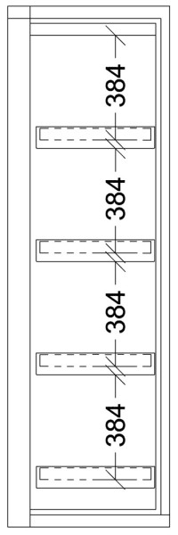 Lacont Sicherheits- / Gefahrstoffschrank SiS Typ 90 / 600 VS4