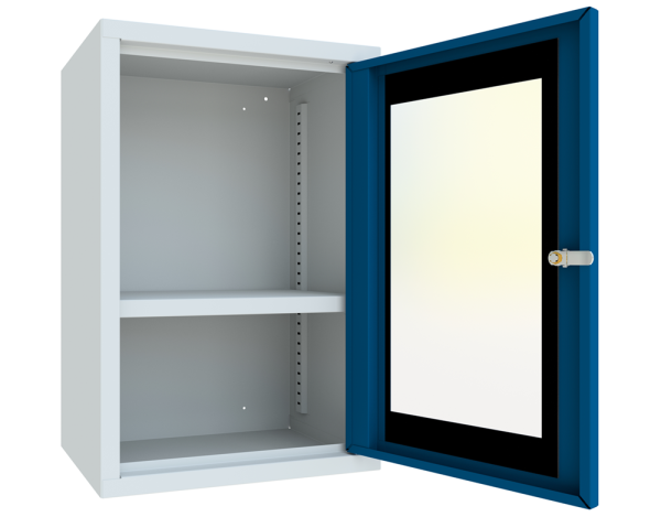 Pavoy Hängeschrank mit Sichtfenstertür 400 x 300 x 600 mm