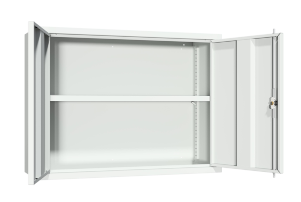 Pavoy Hängeschrank mit Vollblechtüren 800 x 300 x 600 mm