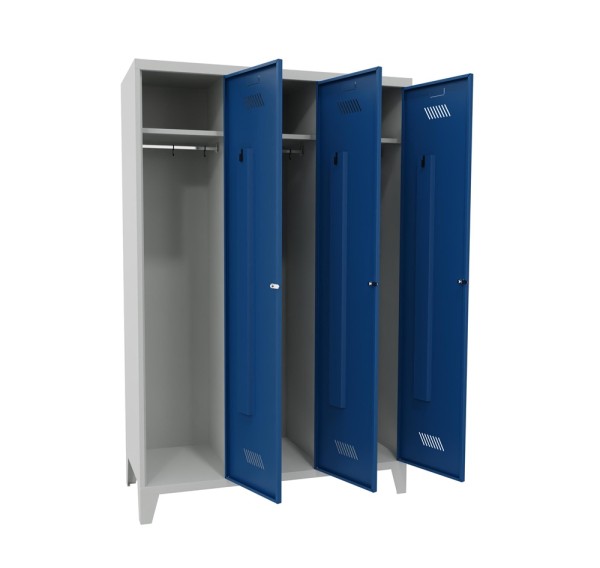 Pavoy Kleiderschrank mit Füßen 1200 x 500 x 1850 mm