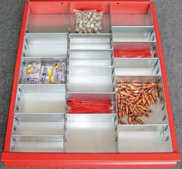 Pavoy Einteilungs-Set mit 3 Reihen, 3x 138 mm