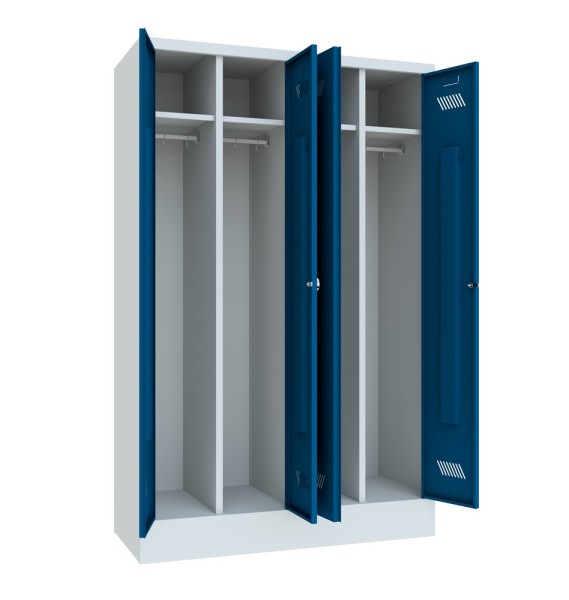 Pavoy Kleiderschrank mit Sockel 1170 x 500 x 1850 mm