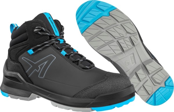 Sicherheitsschuhe Albatros TARAVAL BLACK/BLUE XW MID S3L ESD FO SR