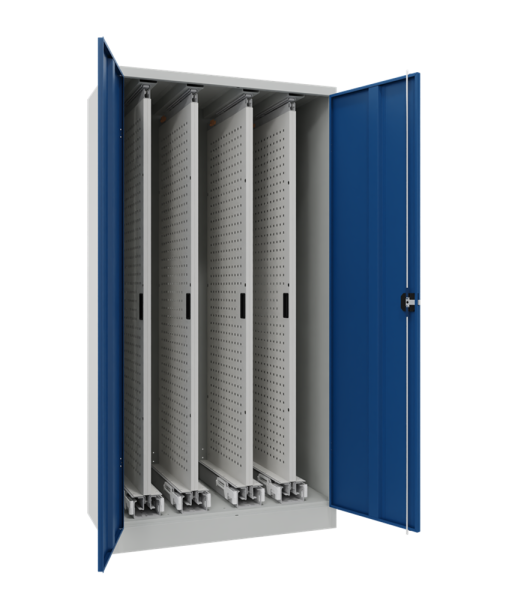 Pavoy Vertikalauszugschrank 1000 x 600 x 1950 mm, 4 Auszüge
