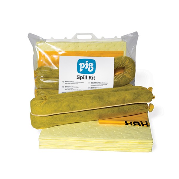 PIG Essentials Chemikalien Notfallkit in Clip-Tasche