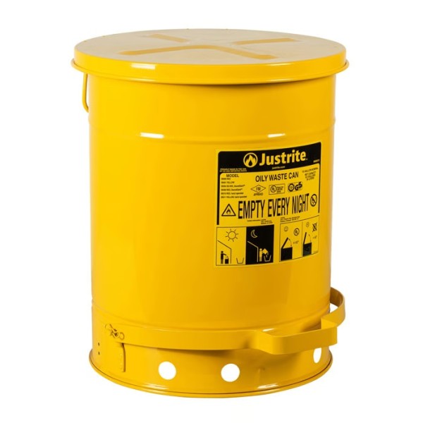 Justrite Öl-Entsorgungsbehälter 09301 gelb