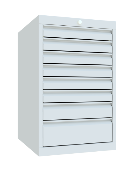Pavoy Schubladenschrank Basic 715 x 600 x 800 mm, 8 Schubladen
