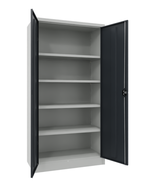 Pavoy Flügeltürenschrank mit Vollblechtüren 1000 x 500 x 1950 mm