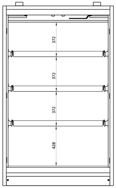 Lacont Sicherheits- / Gefahrstoffschrank SiS Typ 30 / 1200 VS3