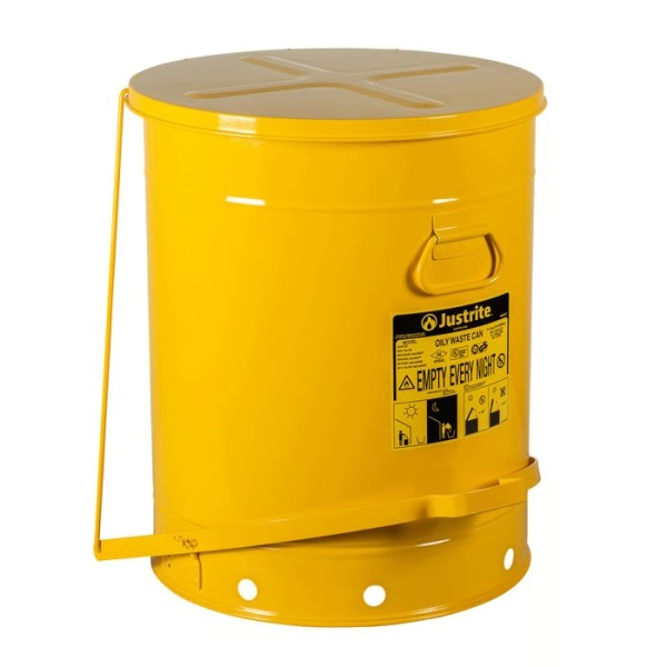 Justrite Öl-Entsorgungsbehälter 09701 gelb