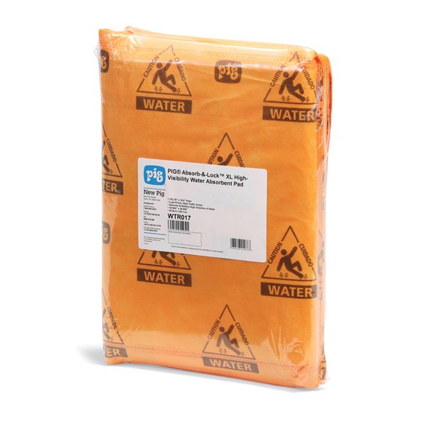 PIG® Absorb-&-Lock Hochsichtbare Wasserabsorbierende Pads