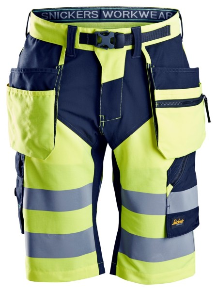 Snickers 6933 FlexiWork High-Vis Shorts+
