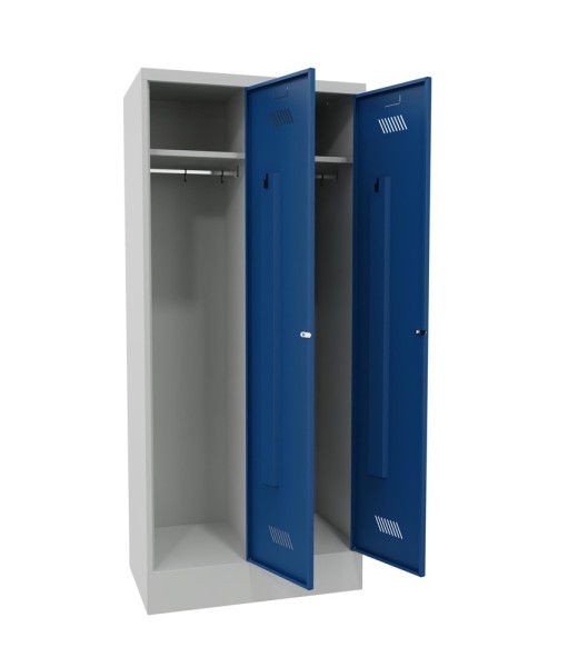 Pavoy Kleiderschrank mit Sockel 800 x 500 x 1850 mm