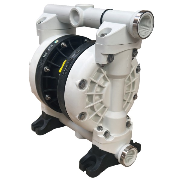 Doppelmembranpumpe 1" PPT / PP / PTFE für ätzende Chemikalien