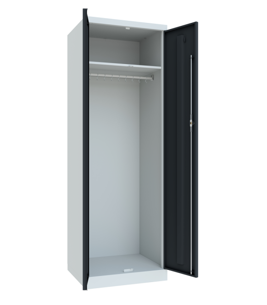 Pavoy Kleiderschrank mit aufschlagenden Türen 600 x 500 x 1800 mm