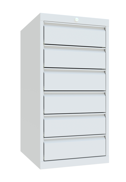 Pavoy Schubladenschrank Basic 715 x 600 x 1000 mm, 6 Schubladen
