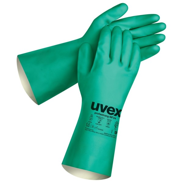 Chemikalien-Schutzhandschuhe uvex profastrong NF34