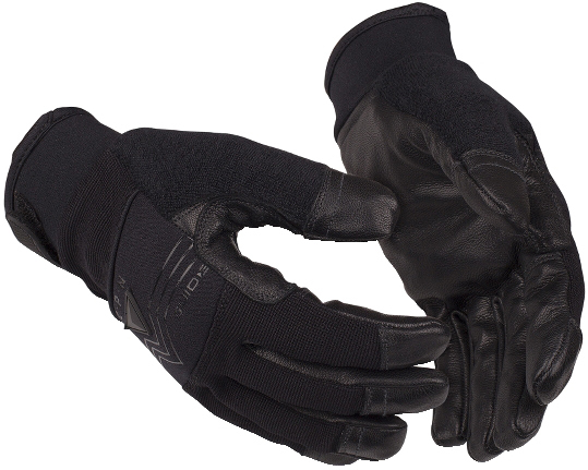 3 x Guide 49 Kälte und Nässeschutz-Handschuhe aus Ziegennarbenleder mit Handsch