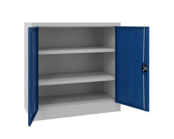 Pavoy Flügeltürenschrank mit Vollblechtüren 1000 x 600 x 1000 mm