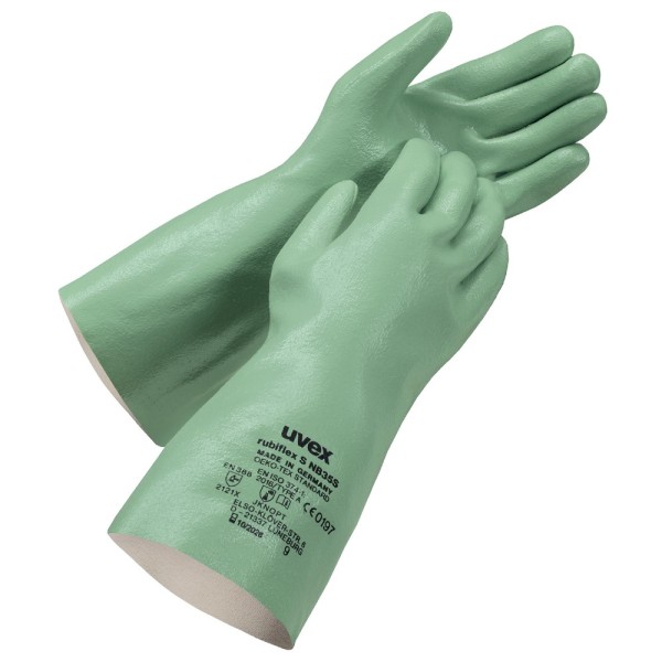 Chemikalien-Schutzhandschuhe uvex rubiflex S NB35S
