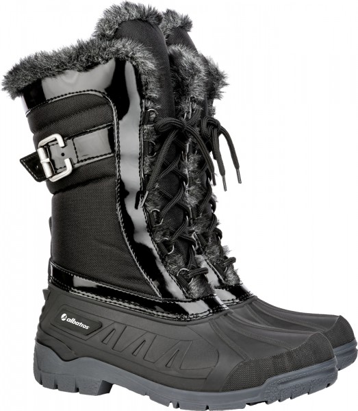 Albatros REGINA BLACK Gefütterter Damen-Schnürstiefel