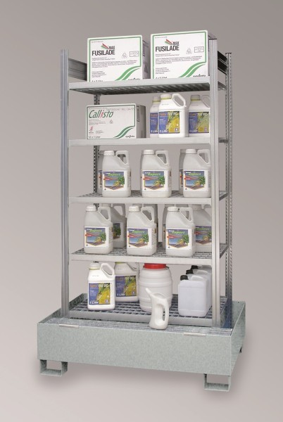 Lacont Kleingebinde-Gefahrstoffregale GR1-5GE